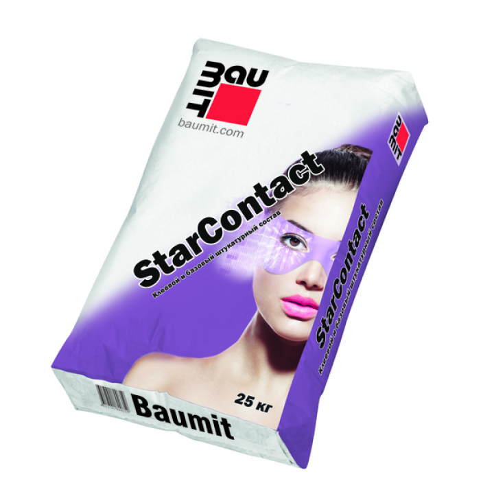 Клеевой и базовый штукатурный состав Baumit StarContact